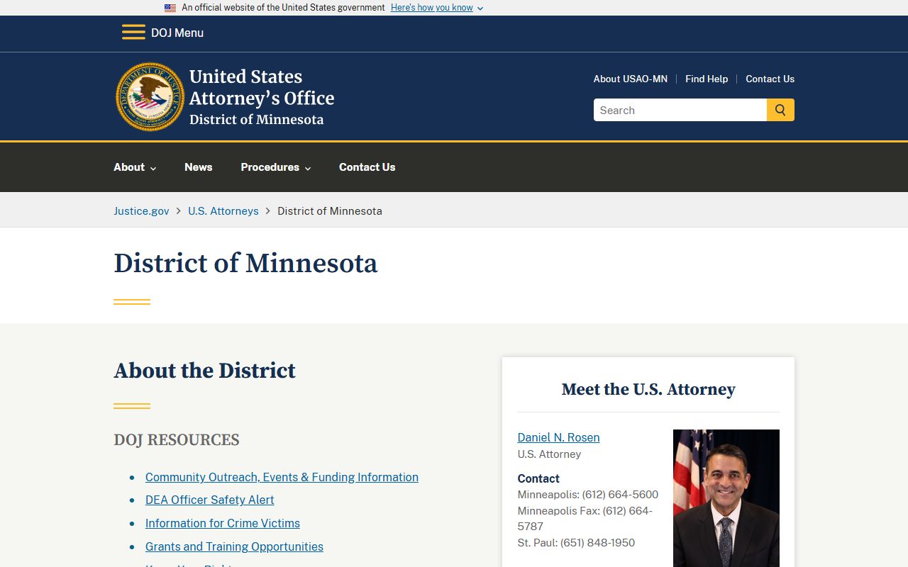 Traverse County arrest records federal charge distinction