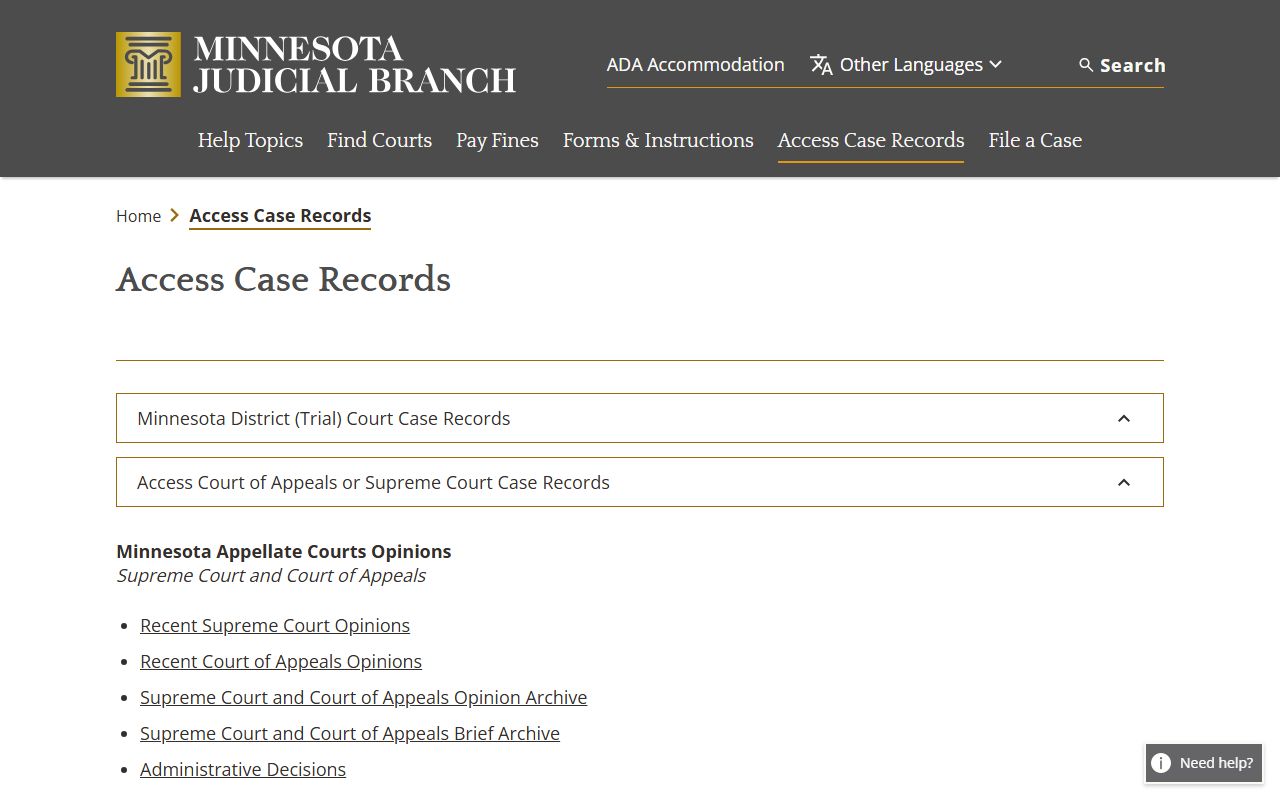 Traverse County MCRO access overview